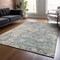 Homeroots 9' X 12' Green Blue And Gray Oriental Washable Indoor Outdoor Area Rug 587438 - alternate 7