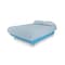 Homeroots Turquoise Full Adjustable Upholstered Polyester No Bed Frame with Mattress 483977 - alternate 9