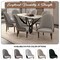 Leisuremod Elara Collection Wooden Dining Chair in Two-Tone Grey, 4PK EC59GR4 - alternate 10