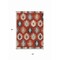 Homeroots 5' X 8' Red Ivory And Salmon Southwestern Washable Indoor Outdoor Area Rug 615165 - alternate 8