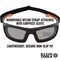 Klein Tools Safety Glasses, Anti-Fog & Anti-Scratch, Gray Lens, Black/Orange Frame, Full-Frame 60471 - alternate 8