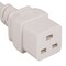 Sanoxy 10ft 14 AWG 15A 250V Power Cord IEC320 C14 to IEC320 C19, White SNX-CBL-LDR-PW134-8210 - alternate 2
