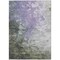 Homeroots 5' X 8' Lavender Olive Green And Silver Abstract Washable Indoor Outdoor Area Rug 617360 - alternate 8
