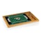 Picnic Time Family Of Brands NFL Jacksonville Jaguars - Football Field - Icon Glass Top Cutting Board & Knife Set 910-00-505-154-2 - alternate 1