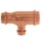 Viega ProPress tee P1 1 P2 0.75 P3 0.5 copper 77417 - alternate 1