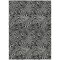Homeroots 8' X 10' Black And Ivory Abstract Washable Indoor Outdoor Area Rug 599691 - alternate 9
