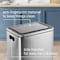 Happimess Elmo Rectangular 8-Gallon Double Bucket Trash Can with Soft-Close Lid, Platinum Silver HPM1004A - alternate 9