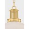 Hudson Valley Lighting Pinesbridge 1 Light Pendant in Aged Brass Finish 9315-AGB - alternate 7
