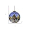 Homeroots Home for Christmas Hand Painted Mouth Blown Glass Ornament 477513 - alternate 4