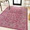 Jonathan Y Tela Bohemian Textured Weave Floral Fuchsia/Light Gray 5 ft. x 8 ft. Indoor/Outdoor Area Rug SMB100G-5 - alternate 8