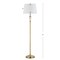 Jonathan Y Acadia 61" Crystal / Metal LED Floor Lamp, Brass Gold/Clear JYL2029A - alternate 13