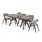 Homeroots 79" Dark Wenge Rectangular Solid Manufactured Wood And Solid Wood Dining Table 486037 - alternate 6