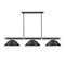 Z-Lite Vanguard Matte Black + Rubbed Brass 3 Light Billiard 3050-3MB-RB-SMB - alternate 7