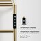Edendirect 3-Bars Stainless Steel Wall Mounted Electric Towel Warmer Rack with Top Shelf in Black for Bathroom ZR-EB02BG922 - alternate 7