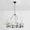Hudson Valley Lighting Howard 6 Light Chandelier in Aged Brass/Distressed Bronze by Mark D. Sikes MDS1800-AGB/DB - alternate 6