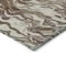 Homeroots 3' X 5' Brown Beige And Gray Abstract Washable Indoor Outdoor Area Rug 600276 - alternate 8