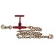 Mytee Products 4PK 5/16in-3/8in Durabilt T-Handle Ratchet Chain Binder w/6ft Extension & Grab Hook, 4PK CBRS-DR516-THCAx4 - alternate 9
