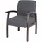 Lorell Guest Chair, Wood Back, 24 in W 25" L 35-1/2" H LLR68555 - alternate 2