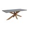 International Concepts Outdoor Teak Patio Dining Table with Polystone Top KODT-38037B-G - alternate 1