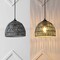 Jonathan Y Campana 10.25" 1-Light Bohemian Modern Woven Rope/Iron LED Pendant, Gray JYL6513D - alternate 9