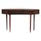 Baxton Studio Linore Fluted Wood Console Table - 2-Drawer Oval Accent Table for Living Room or Entryway 270-14723-ZORO - alternate 7