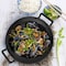 General Store Addlestone 2 Piece 14 Inch Heavy Duty Cast Iron Wok with Wood Lid 124977.02 - alternate 7