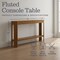 Alaterre Furniture Fluted Solid Wood Console Table 56 in Modern Entryway Table with Storage Shelf AFTBL-007 - alternate 8