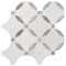 Msi Bianco Dolomite Lola Sample Polished Marble Mosaic Floor And Wall Tile ZOR-MD-0576-SAM - alternate 13
