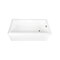 Kingston Brass 66-Inch Acrylic Rectangular 3-Wall Alcove Tub Combo w/ Waste and Overflow Drain, Right Hand Drain CVTAP663222R7 - alternate 1