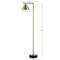 Jonathan Y Chelsea 60" Metal/Marble Cone Shade LED Floor Lamp, Brass/Black JYL3062A - alternate 8