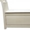 Homeroots 38in White Solid Wood Storage Bench with Flip Top 488863 - alternate 6