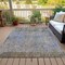 Homeroots 3' X 5' Taupe And Ivory Abstract Washable Indoor Outdoor Area Rug 631077 - alternate 7
