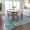 Homeroots 10' X 14' Blue And Ivory Abstract Washable Indoor Outdoor Area Rug 602748 - alternate 6