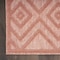 Homeroots 2' X 4' Coral And Orange Geometric Indoor Outdoor Area Rug 573846 - alternate 8