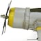 Homeroots 4" Yellow and Gray Metal Hand Painted P-47D Thunderbolt Model Airplane 489469 - alternate 10