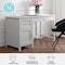 Martha Stewart 22.75 in. D X 54 in. W X Engineered Wood, Steel, Gray Frame/Brushed Nickel Hardware ZG-ZP-09-GY-MS - alternate 10