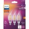 Signify Ultra Definition 25W Equivalent Soft White BA11 Candelabra LED Decorative Light Bulb, 3PK 566653 - alternate 4