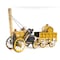 Homeroots c1829 Yellow Rocket Steam Engine Model Sculpture 401101 - alternate 1
