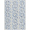 Homeroots 3' X 5' Sky Blue And Ivory Abstract Washable Indoor Outdoor Area Rug 614179 - alternate 8