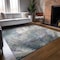 Homeroots 8' X 10' Ivory Abstract Washable Non Skid Indoor Outdoor Area Rug 559583 - alternate 8