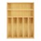 Megachef Bamboo 7 Section Drawer Organizer 750122166M - alternate 5