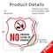 Signmission No Smoking Shield Sign No Smoking Eating, 12 inch X 12 inch, Vinyl Decal, 2PK SHI-D-2PACK-12-400 - alternate 5