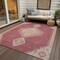 Homeroots 10' X 14' Blush Gray And Beige Oriental Washable Indoor Outdoor Area Rug 598393 - alternate 9