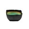 Homeroots Green and Black Sixteen Piece Square Abstract Ceramic Service For Four Dinnerware Set 534531 - alternate 9
