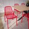 Leisuremod Acken Plastic Dining Side Chair, Red ACK18R - alternate 8