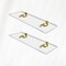 Fab Glass And Mirror Acrylic Shelf 6 x 16.5inces Bronze Bracket 3/4in Thickness Acrylic Pack of 2 AS19CC-6x16BR2P - alternate 1