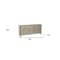 Homeroots 78in Gray Distressed Solid Wood Carved Floral Sideboard with Four Doors 569594 - alternate 9