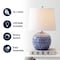 Jonathan Y Ronald 21" Ceramic LED Table Lamp, Navy JYL5044A - alternate 6