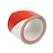 Brady Marking Tape Roll - High Performance  Vinyl, Diagonal Stripes, Red on White, 3in x 18 Yds, 18PK 55297 - alternate 1