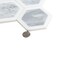Apollo Tile Gray 11x12 Bianco Carrara, Thassos Marble Polished Floor and Wall Mosaic Tile 4.34 sqft/case, 5PK APLDC88G27A - alternate 8